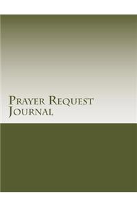 Prayer Request Journal