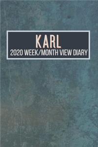 KARL 2020 Week/Month View Diary