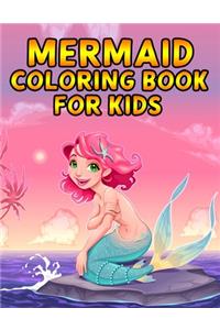 Mermaid Coloring Book For Kids