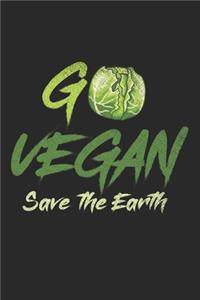 Go Vegan Save The Earth Sketchbook