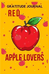 Gratitude Journal for Red Apple Lovers