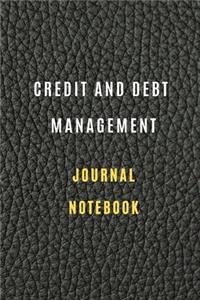 Credit and debt management Notebook