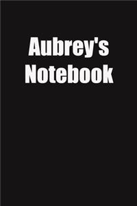 Aubrey's Notebook