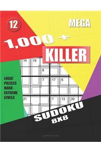 1,000 + Mega sudoku killer 8x8