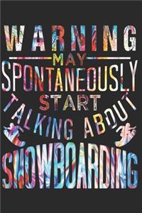 Snowboard Notizbuch