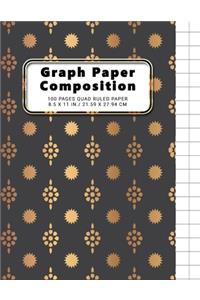 Graph Paper Composition Notebook