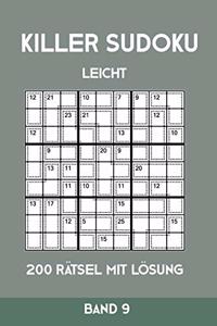 Killer Sudoku Leicht 200 Rätsel Mit Lösung Band 9