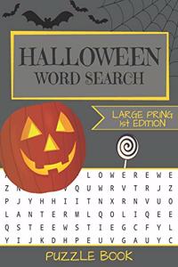 Halloween Word Search Puzzle Book