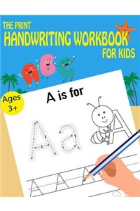 Print Handwriting Workbook For Kids