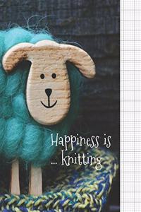 Happiness Is Knitting