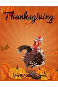 Thanksgiving Adult Coloring Book