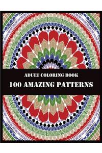 Adult Coloring Book 100 Amazing Patterns