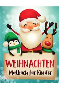 Weihnachten Malbuch für Kinder