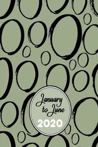 Daily Planner 2020 January - June