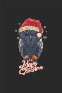 Funny Owl Elf Christmas Notebook Gift