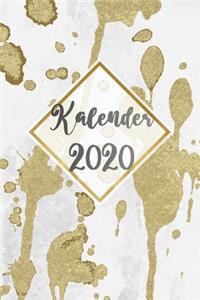 Kalender 2020 gold