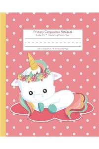 Primary Composition Notebook Grades K-2 Handwriting Practice Paper