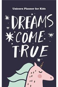 Unicorn Planner for Kids