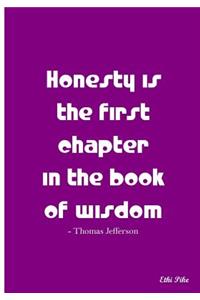 Honesty Is The First Chapter