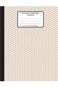 Isometric Graph Paper Notebook. 8.5
