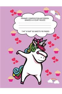 Primary Composition Notebook Grades K-2 (5/8