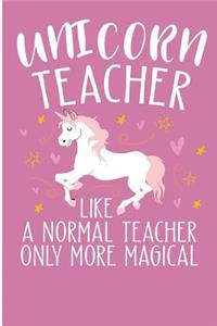 Unicorn Teacher Like A Normal Teacher Only More Magical
