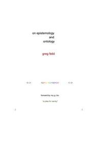 On Epistemology and Ontology