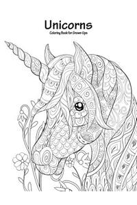 Unicorns Coloring Book for Grown-Ups 1