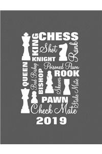 Chess Players Daily Diary - Planner 2019