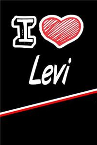 Levi: I Love Name Writing Journal