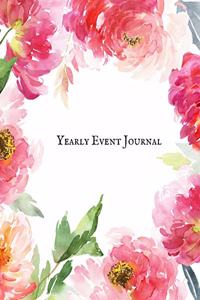 Yearly Event Journal