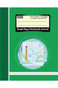 Graph Paper Notebook Journal 8.5 x 10 Inch 120 pages