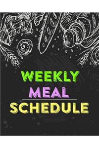 Weekly Meal Schedule