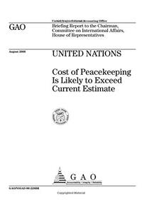 United Nations: Cost of Peacekeeping Is Likely to Exceed Current Estimate