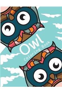 Owl coloring book