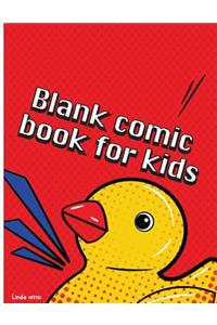 Blank comic book for kids