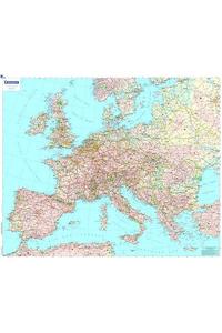 Europe Political - Michelin rolled & tubed wall map Encapsulated