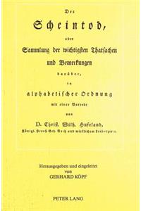 Christoph Wilhelm Hufeland- Der Scheintod