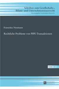 Rechtliche Probleme Von Pipe-Transaktionen