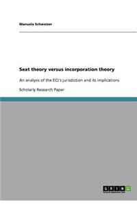 Seat theory versus incorporation theory