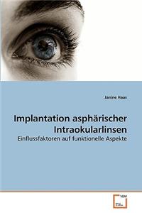 Implantation asphärischer Intraokularlinsen