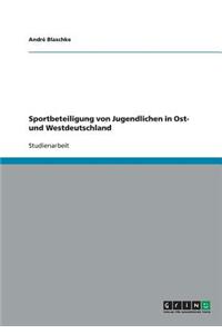 Sportbeteiligung von Jugendlichen in Ost- und Westdeutschland