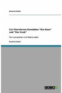 Carl Sternheims Komödien 