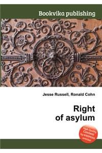 Right of Asylum