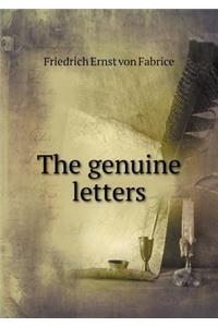 The genuine letters