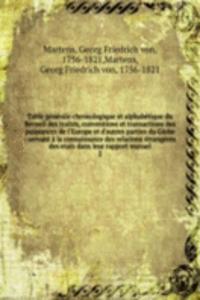 Table generale chronologique et alphabetique