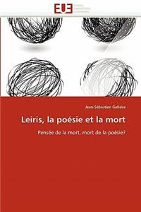 Leiris, La Poésie Et La Mort