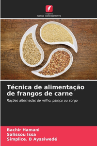 Técnica de alimentação de frangos de carne