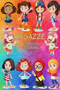 Ragazze libro da colorare