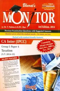 Monitor For Ca-Ipcc Group I, Paper 4: Taxation
